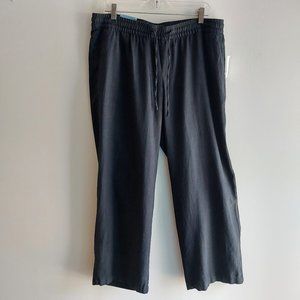OLD NAVY "Blackjack"  Mid-Rise Wide-Leg Pants